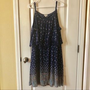 Eyeshadow blue dress